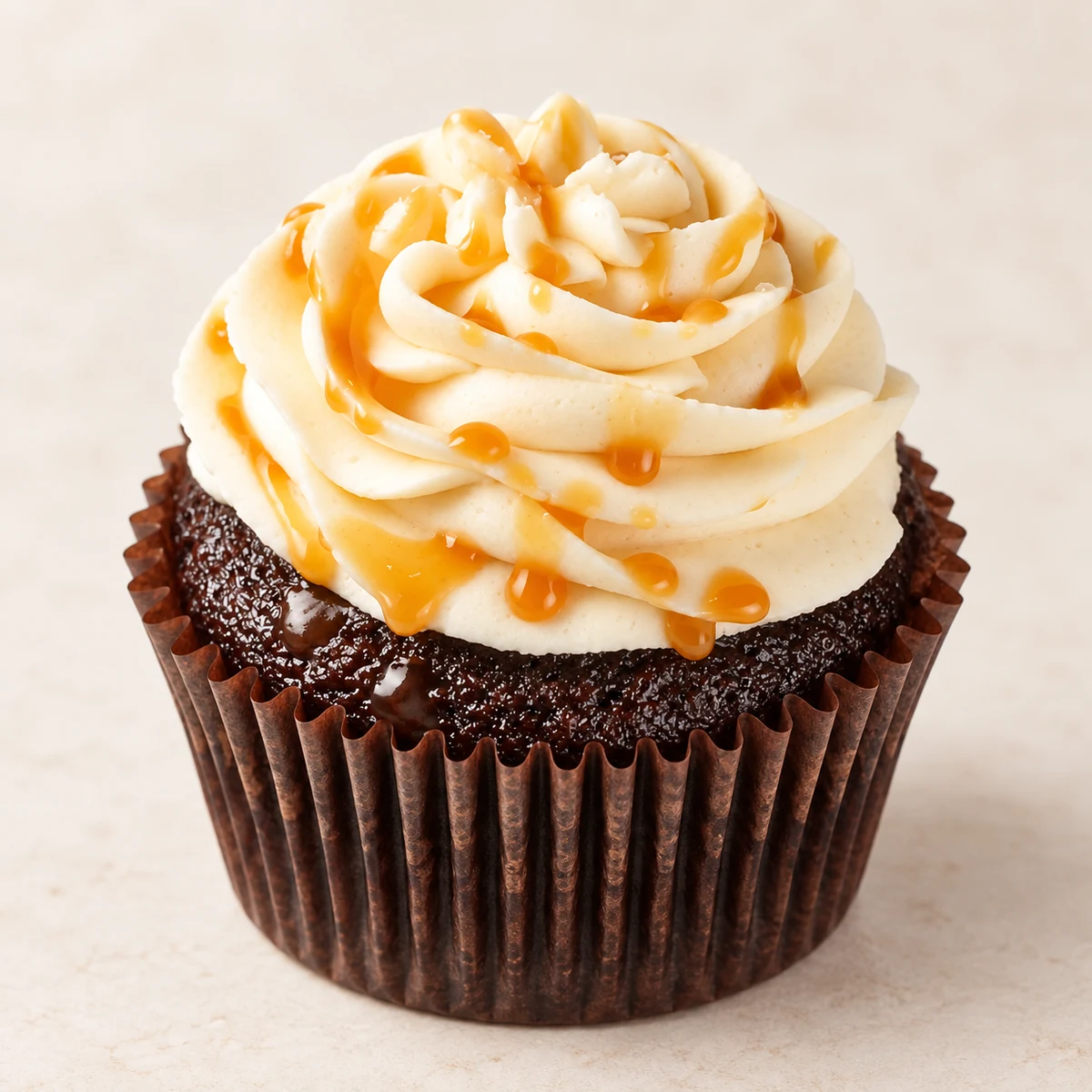 Chocolate Salted Caramel cupcake by Kakey Mae
