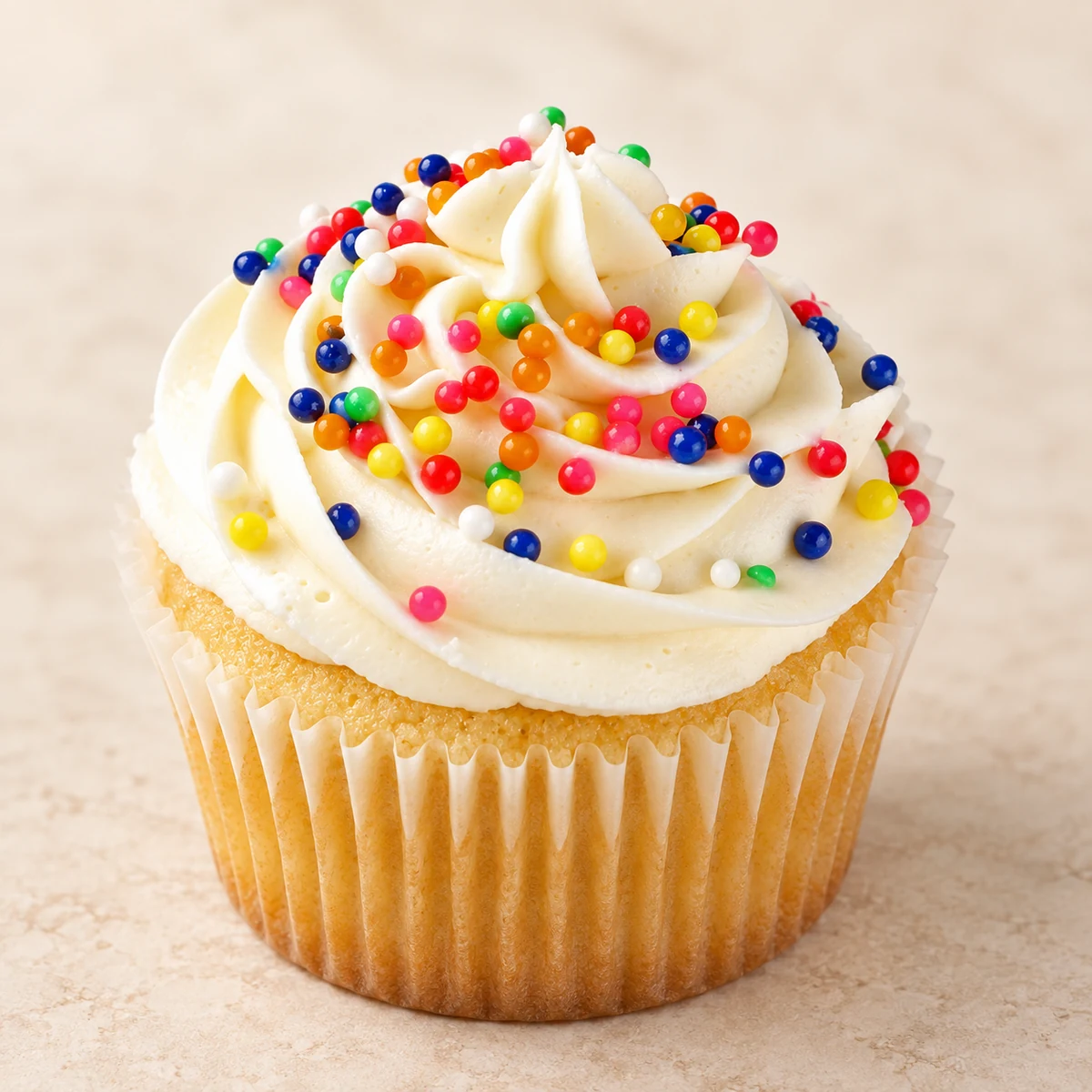 Vanilla Sprinkle cupcake