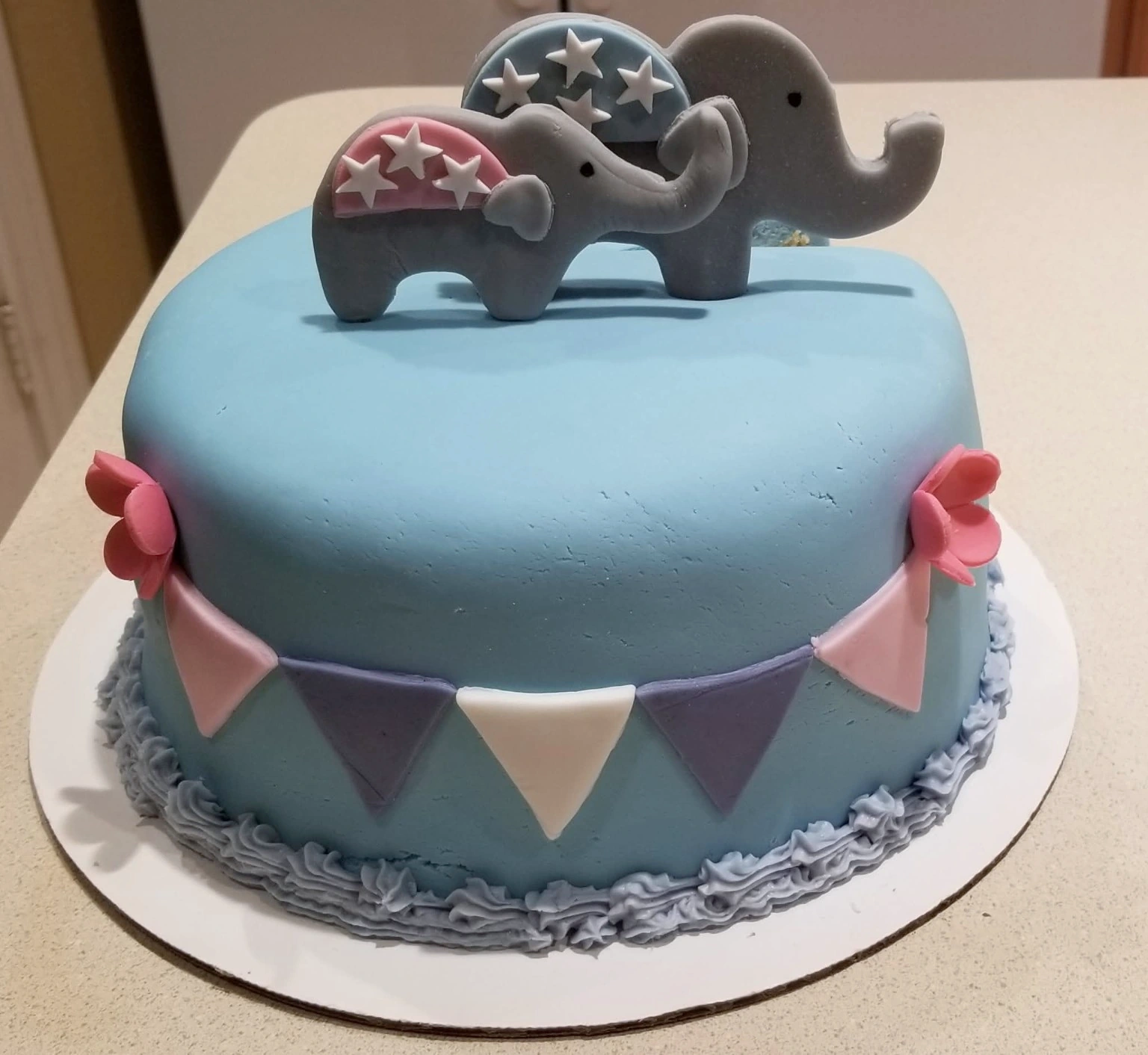 Elephant celebration cake by Kakey Mae